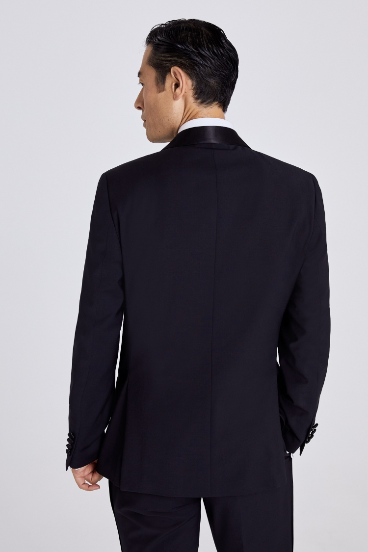 Ted Baker Tailored Fit Black Notch Lapel Tuxedo Jacket    Buy Online at Moss