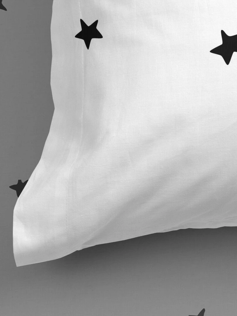 Taie d'oreiller Constellation "Happyfriday"   Blanc