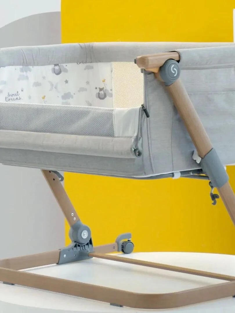 Lit d'appoint cododo "Natt" 3 en 1 gris   Gris