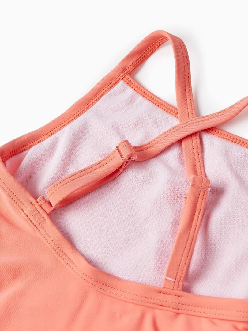 2 Maillots de Bain pour Bébé Fille 'Soleil'  EXPLORING AUSTRALIA   Blanc Orange clair