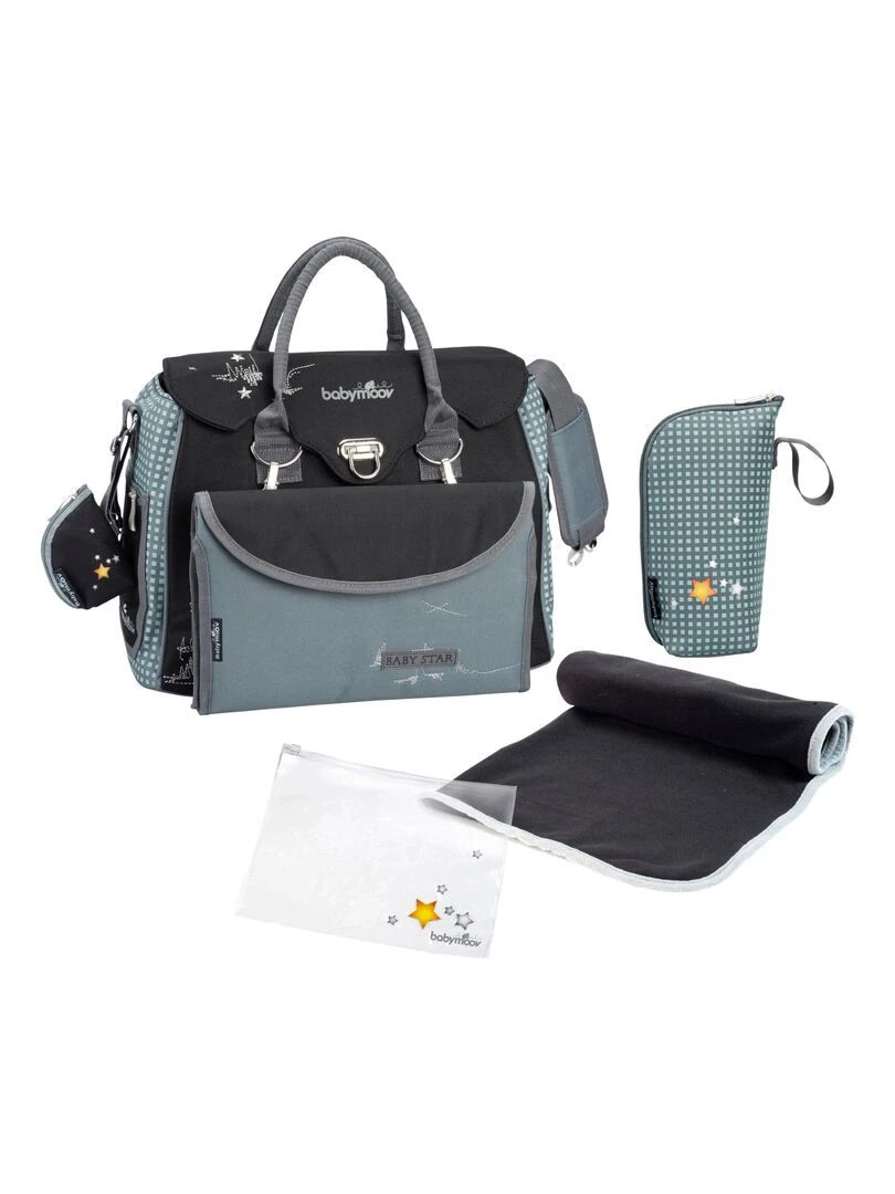 Sac à langer Baby Style Bag Star Babymoov Noir
