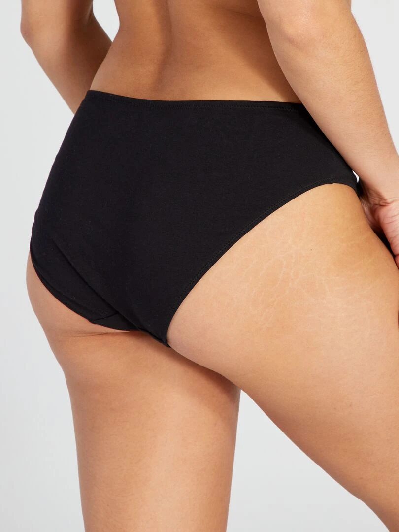 Lot de 2 culottes en jersey So Easy noir