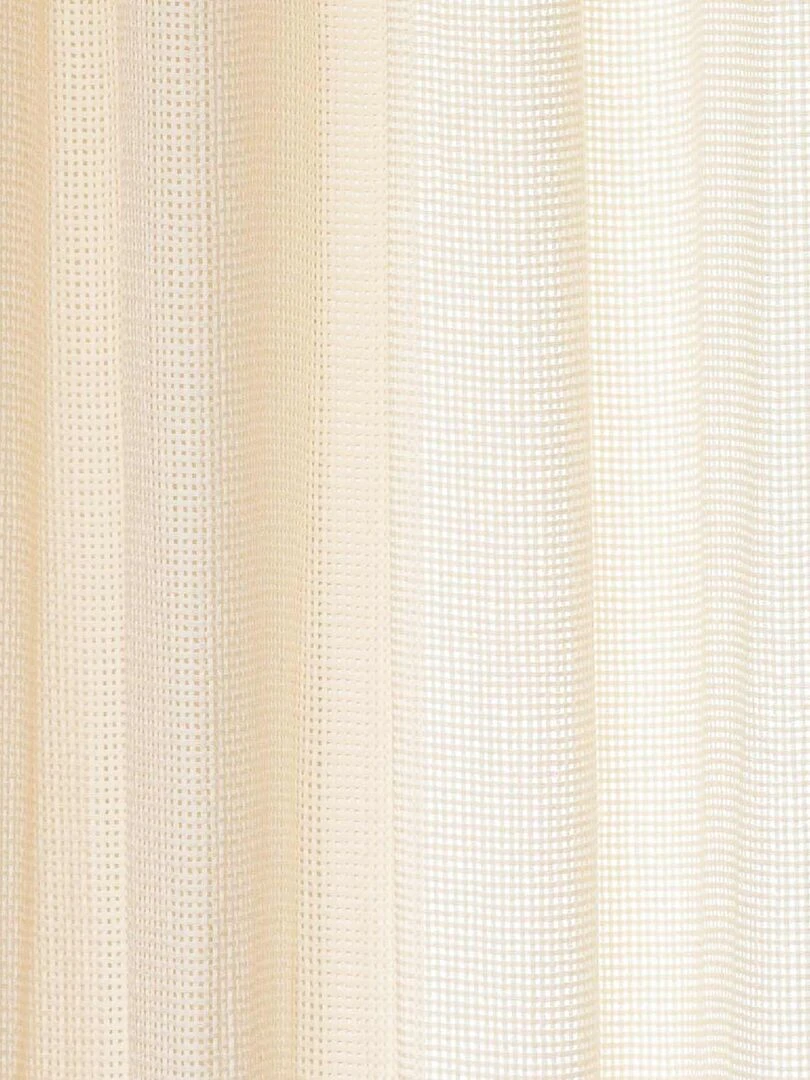 Voilage tamisant Effet maille Beige