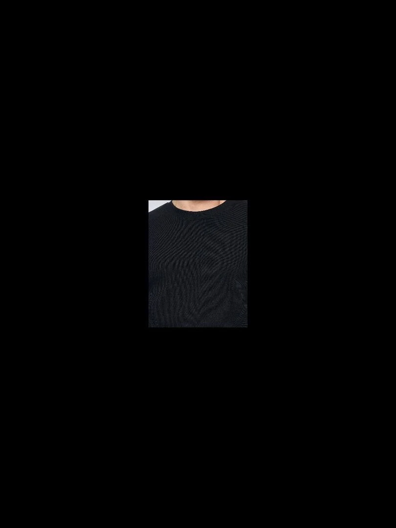 Pull Col Rond Kebello   Noir Noir