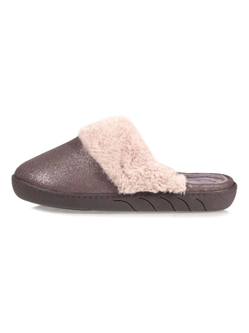Chaussons mules Junior Gris Irisé   Gris