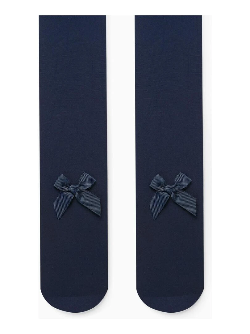 Collants avec Nœud Pour Fille ESSENTIALS LINE Bleu foncé