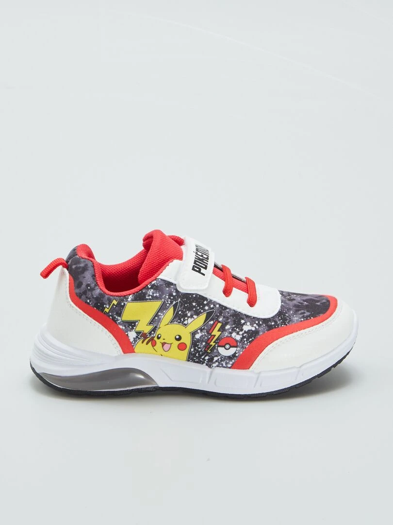 Baskets 'Pokémon' 'Pikachu' à scratchs Blanc