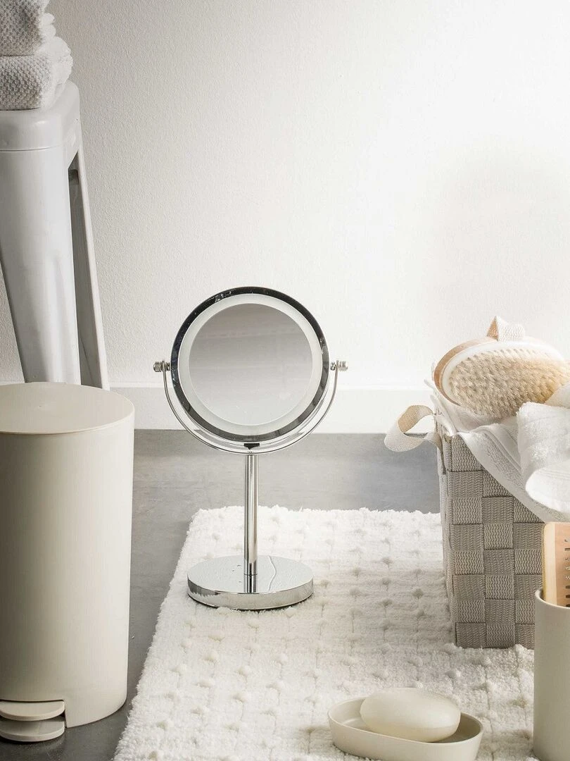 Poubelle à pédale 3L en plastique   Gris taupe
