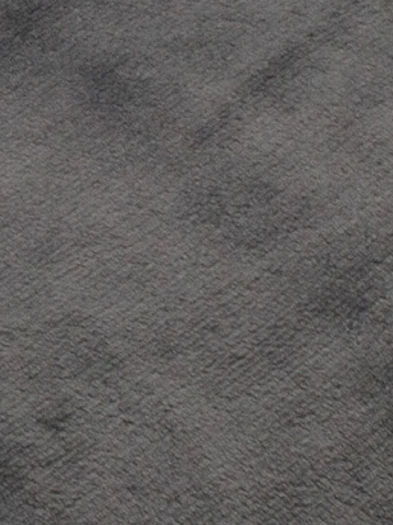 Plaid en microvelours doublé sherpa Gris foncé