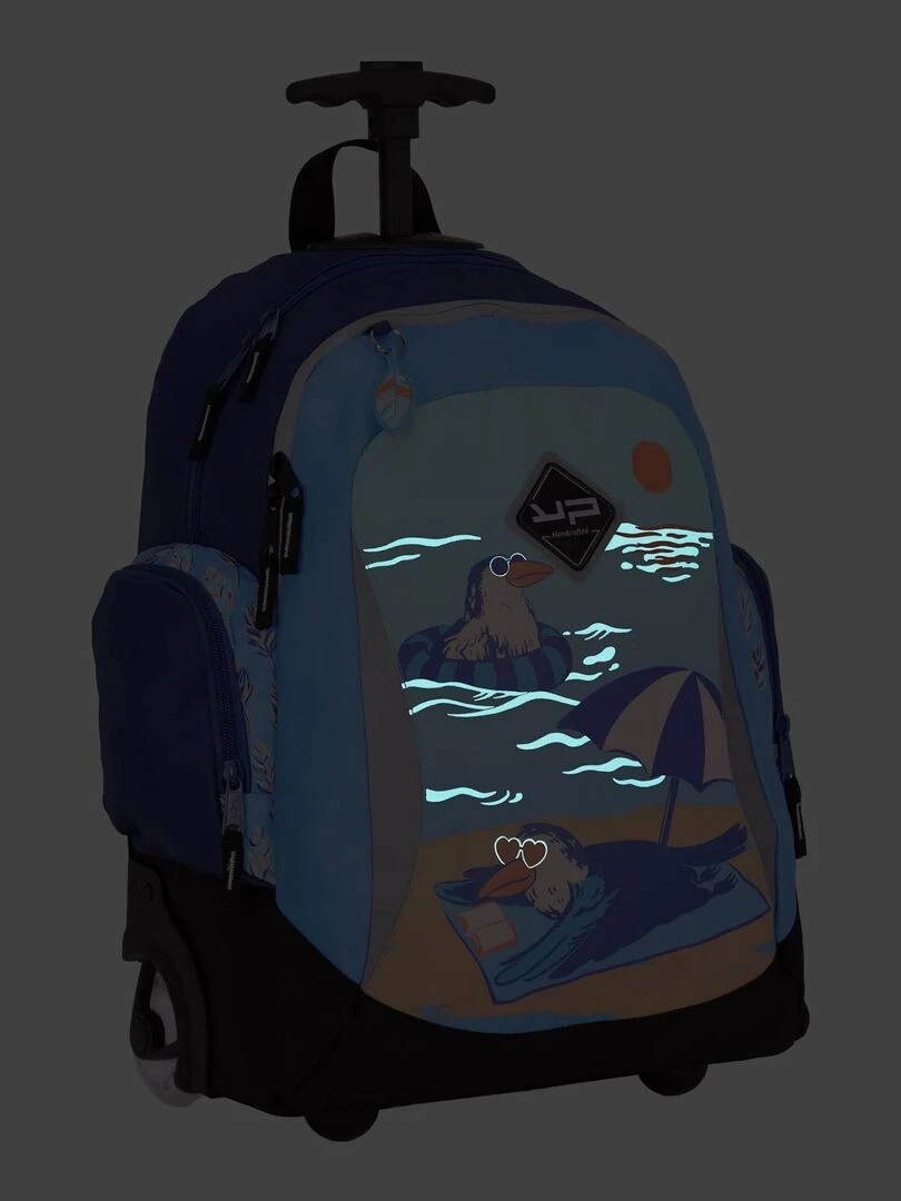 BODYPACK Sac à dos à roulettes 2 compartiments Farniente   Bleu