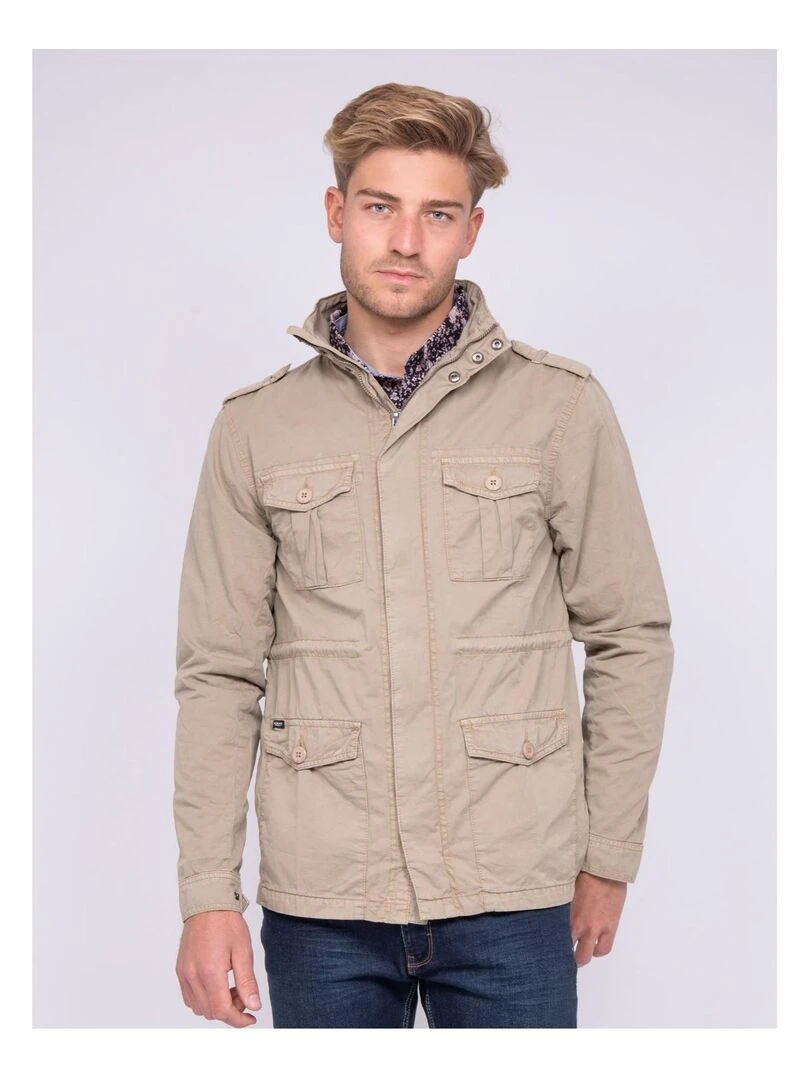 Veste saharienne ZUSTAVE Beige