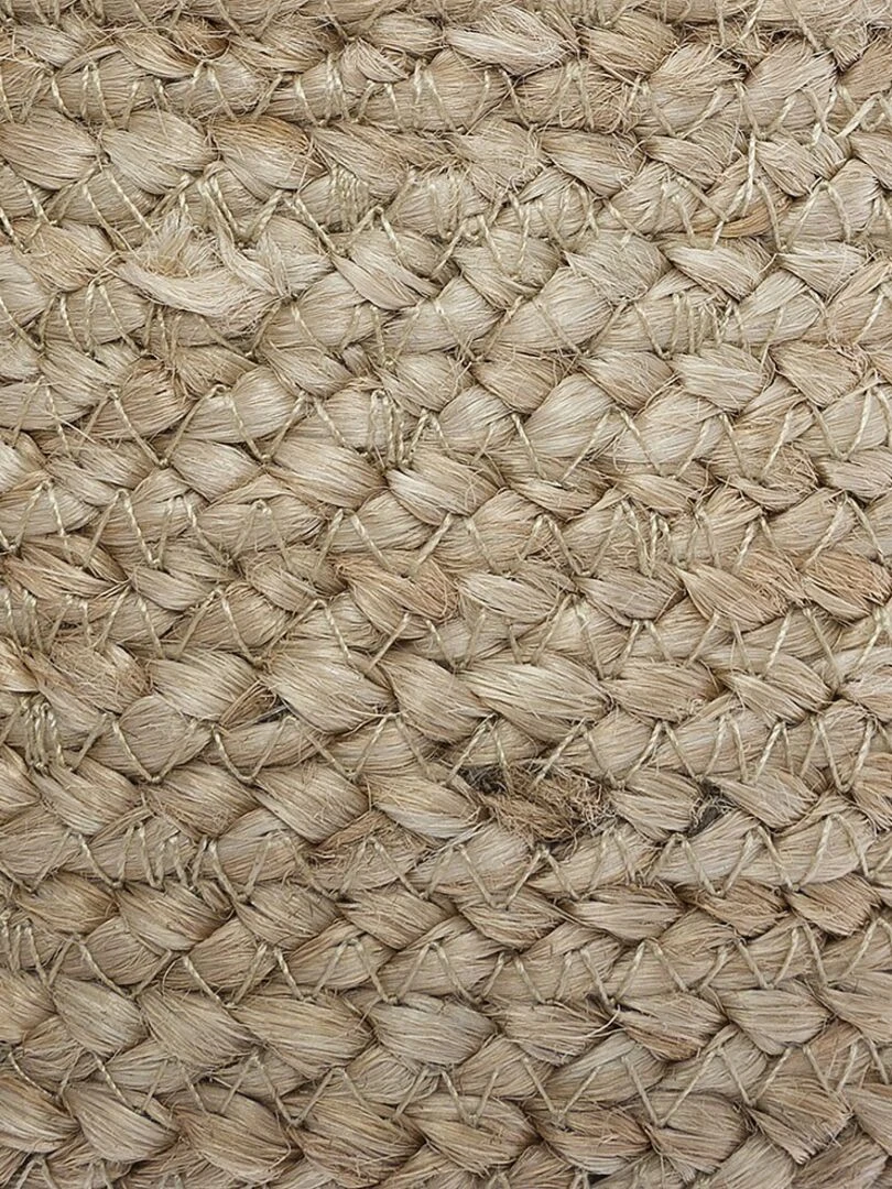 Lot de 3 paniers jute noir   Beige