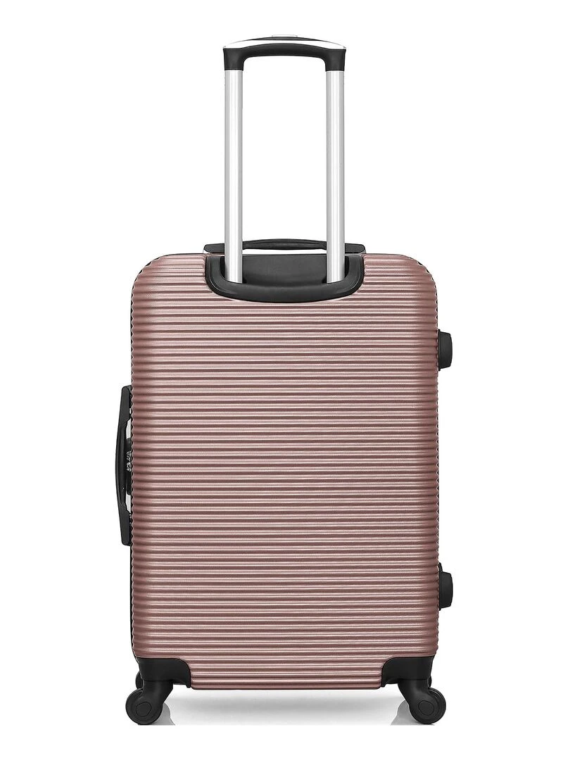 LPB LUGGAGE   VALISE WEEKEND ABS MUNICH 4 ROUES 65 CM   Rose