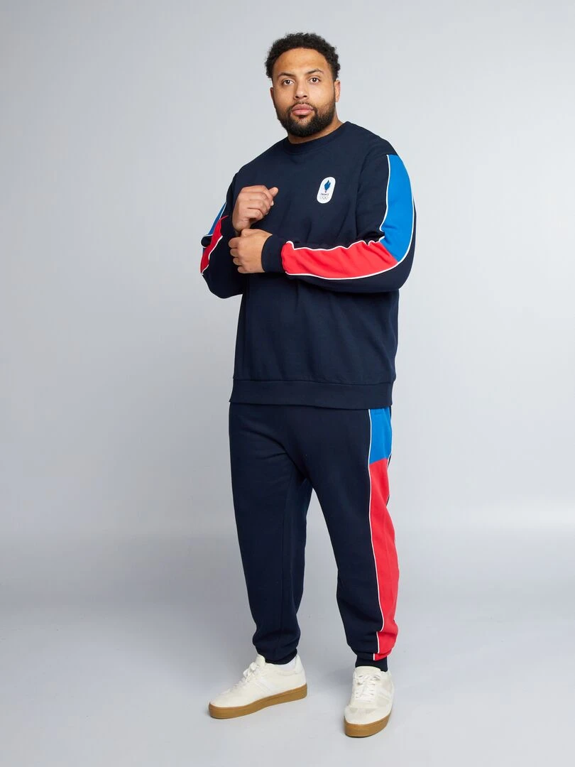 Sweat en molleton Equipe de France Olympique Navy