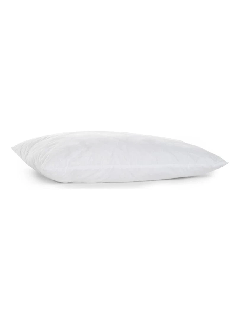 Bleu Câlin   Oreiller Bébé Moelleux 40x60cm coton bio   Blanc