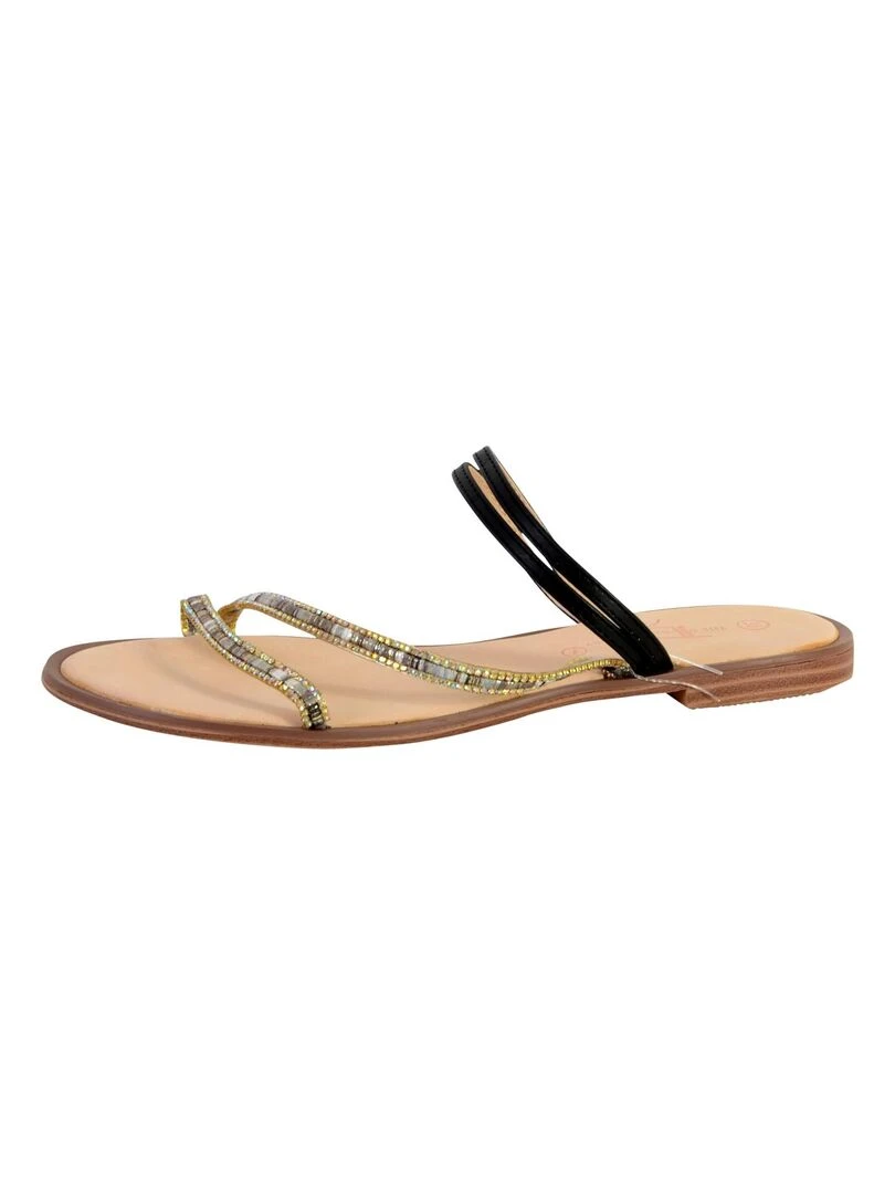 Mule Femme The Divine Factory ZH3673 Noir