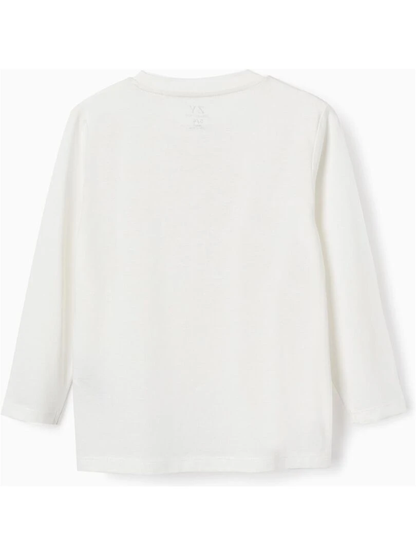 T shirt à manches longues pour garçon 'Swallows' manches longues Blanc