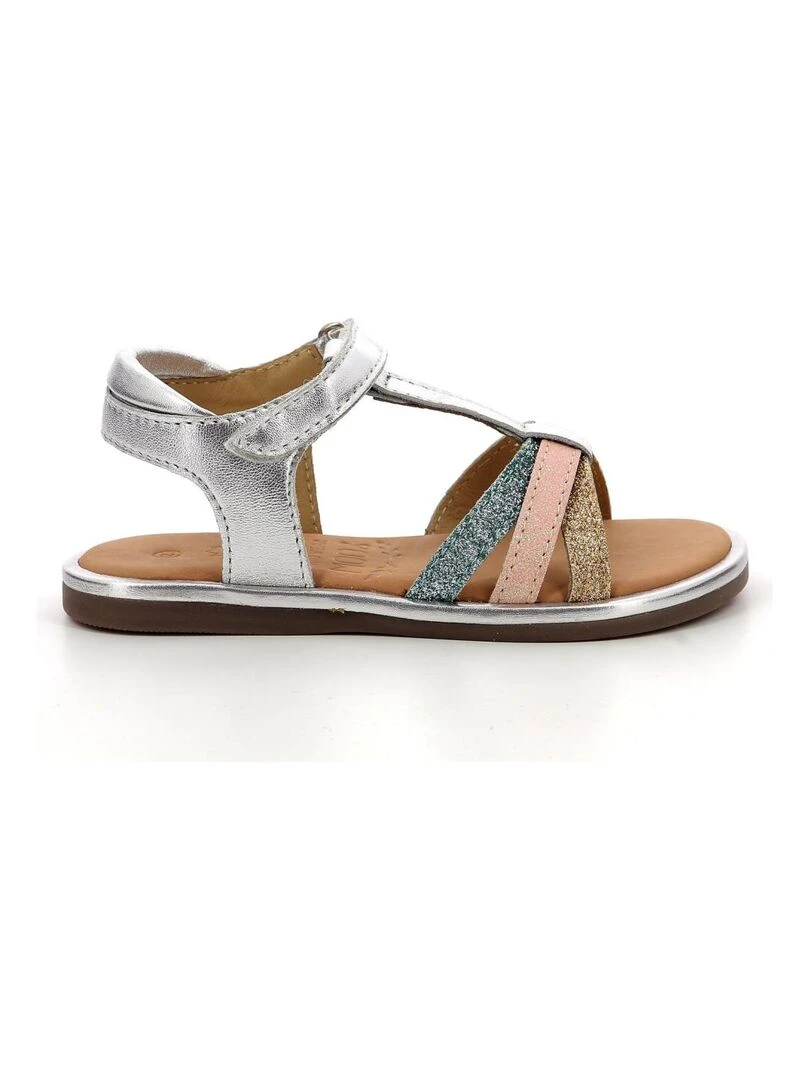 Sandales Cuir Paradis Argent
