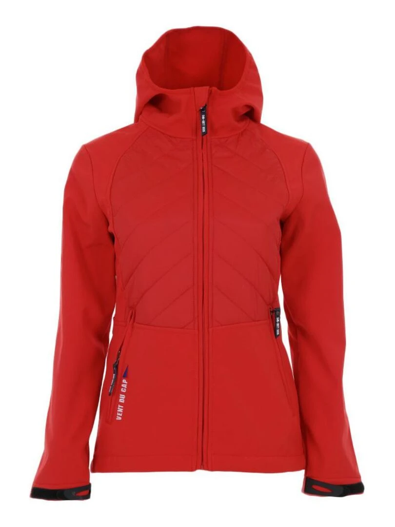 Blouson softshell femme APVER VENT DU CAP Rouge