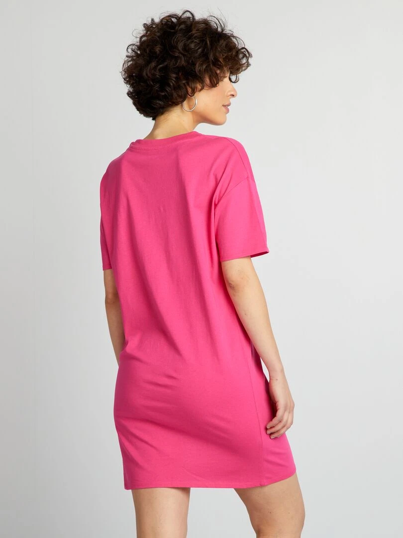 Robe t shirt Rose