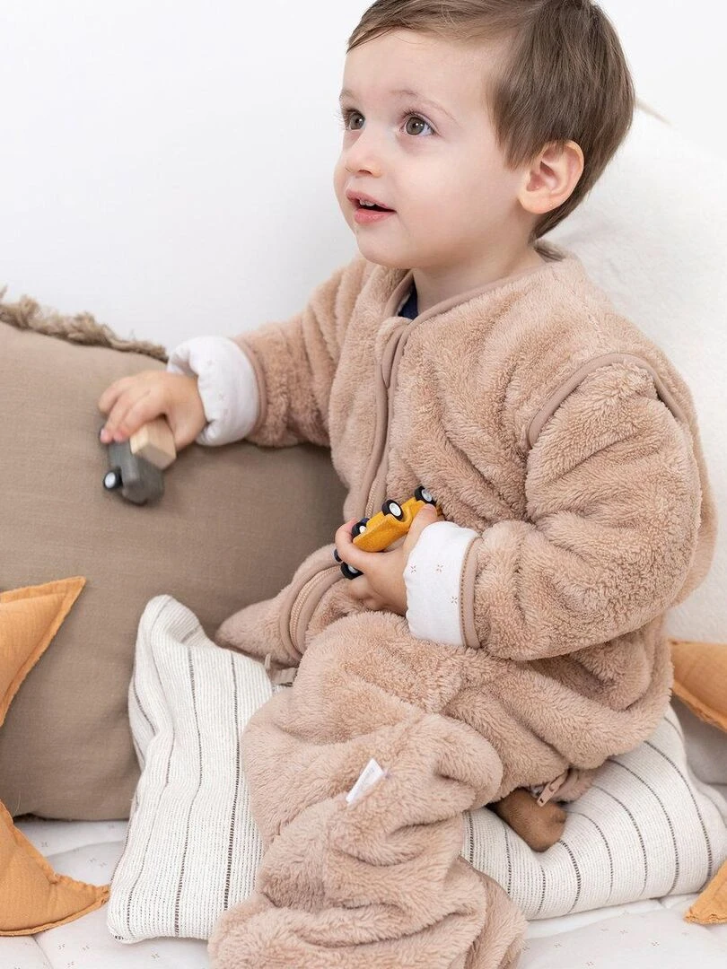 Bemini Gigoteuse  jambes séparables Softy et jersey   Beige