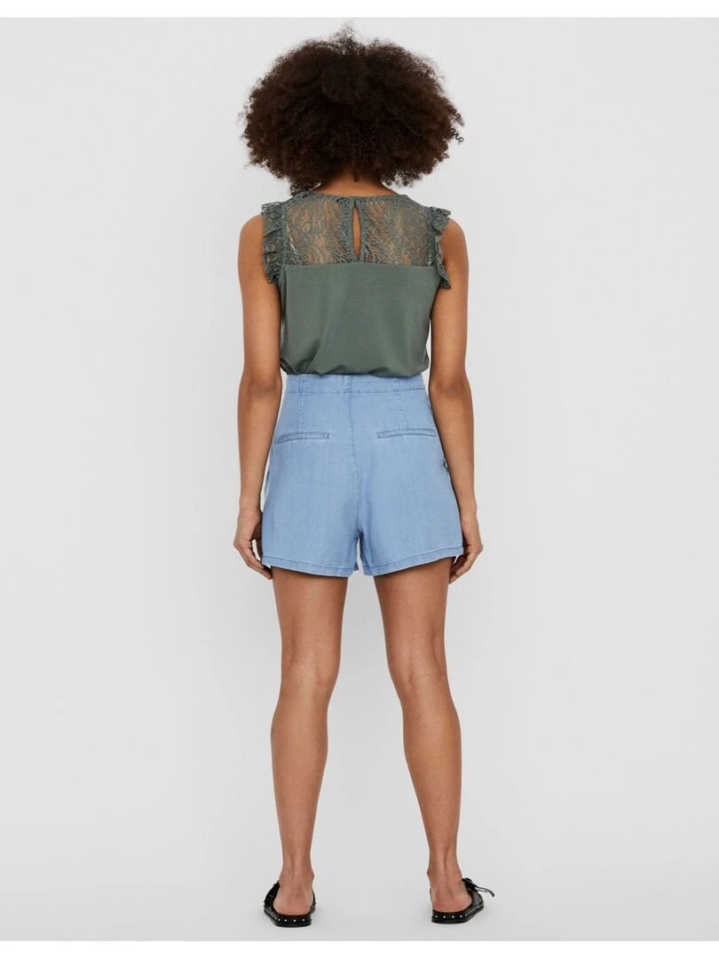 Short en denim Vero Moda   Bleu