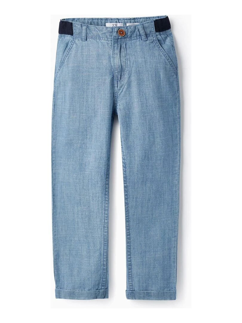 Pantalon en jean en coton pour garçon 'Slim Fit' LETS PARTY Bleu