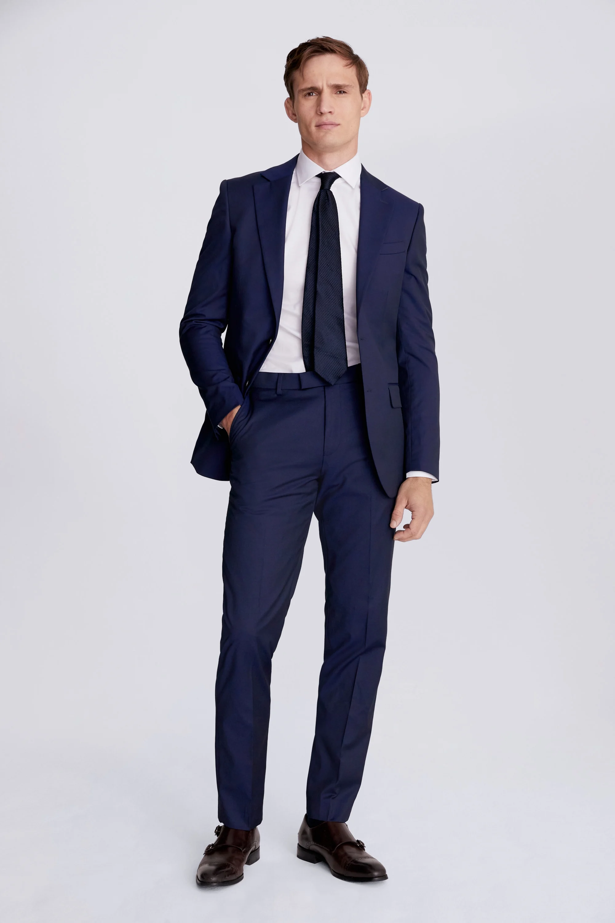Tailored Fit Ink Stretch Jacket Buy Online at Moss