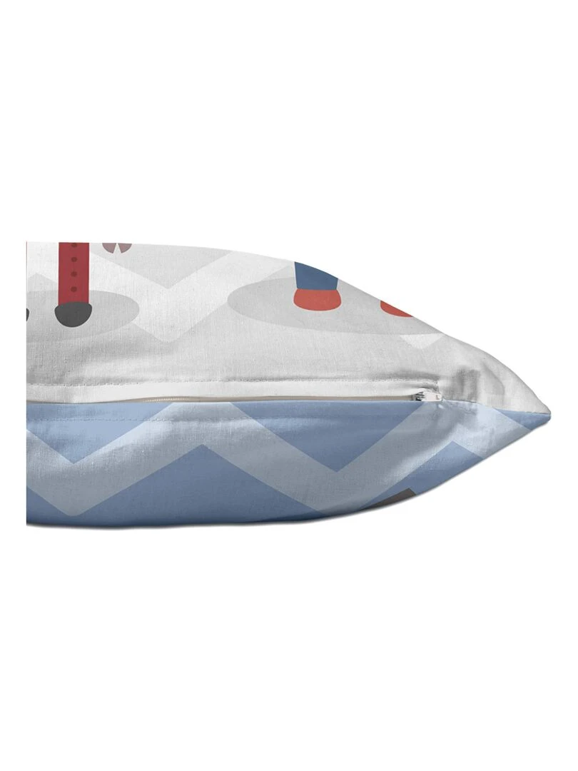 Housse de coussin Beep "Happyfriday"   Blanc