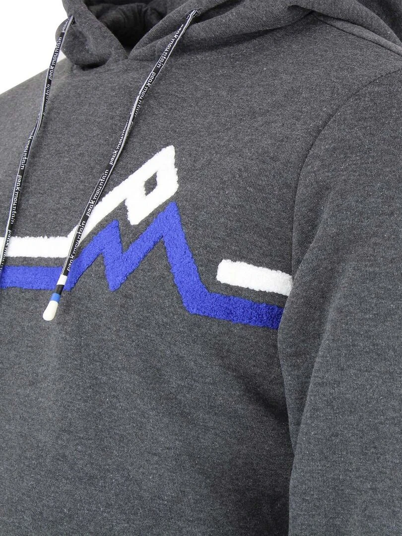 Sweat à capuche homme CORENTIN   PEAK MOUNTAIN   Gris