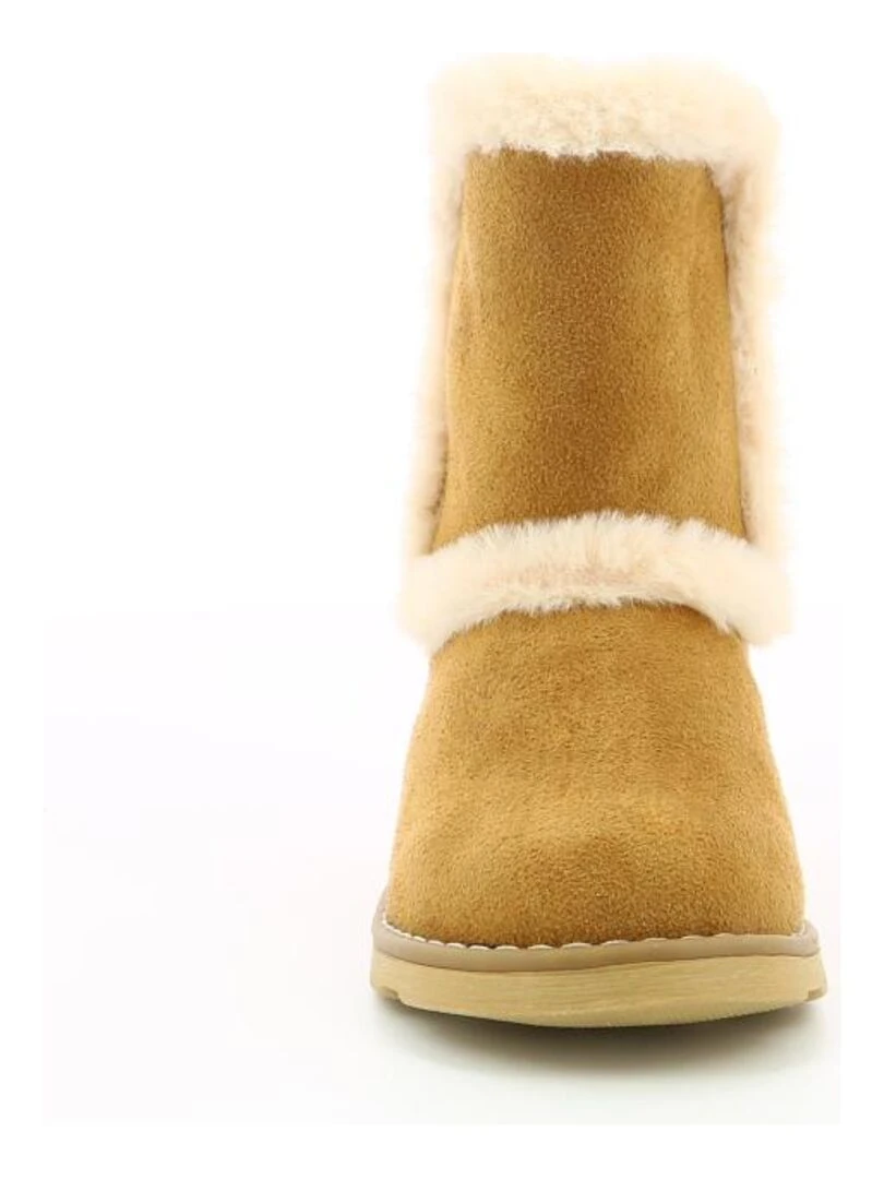 Boots Synthetique Aldoux   Marron