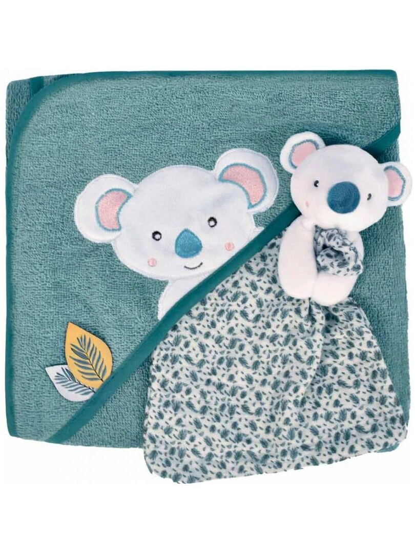 YOCA LE KOALA CAPE DE BAIN & DOUDOU Vert