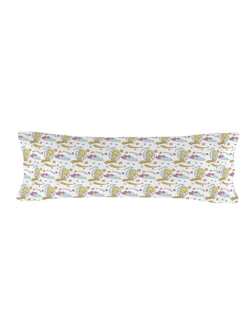 Parure housse de couette 2 pièces Ses amis "Happyfriday"   Blanc Jaune