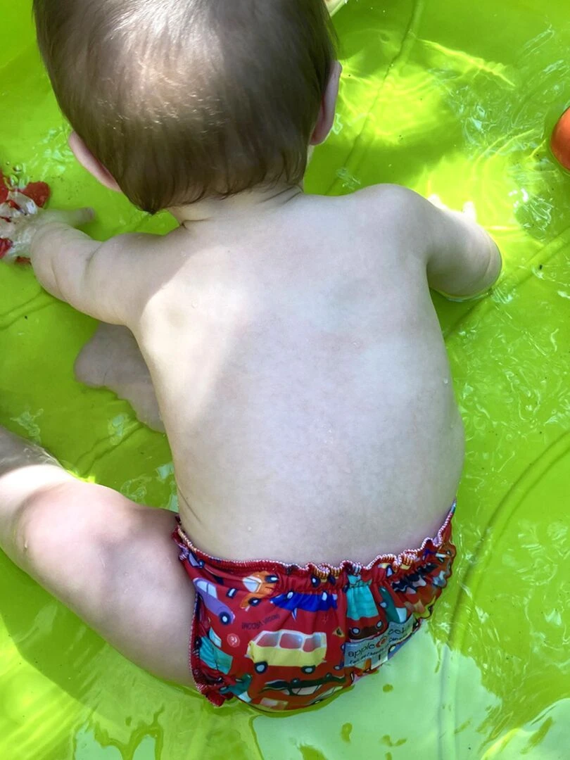 Maillot de bain Lavable 3 9kg    I Car   Rouge