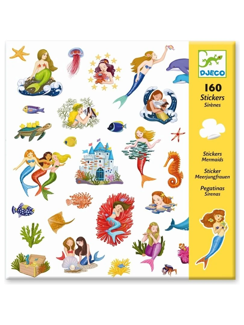 Stickers Sirènes Jaune