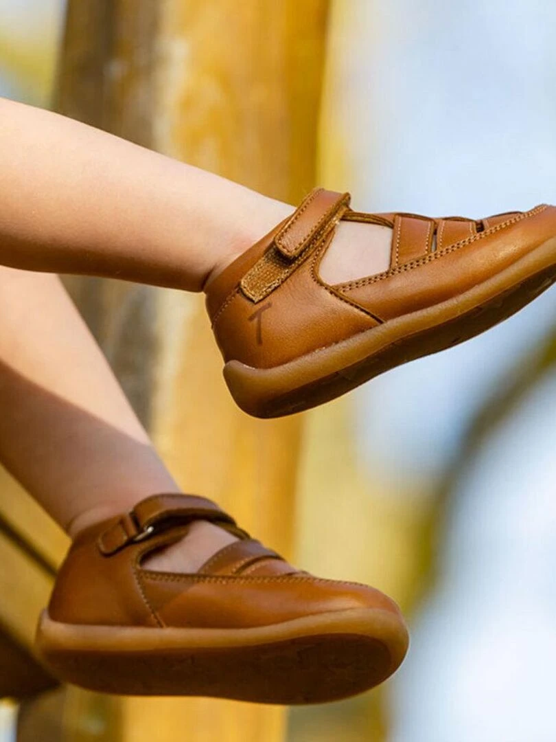 Sandales cuir Rocky   Marron