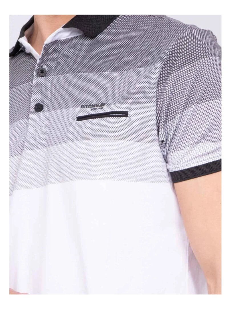 Polo pur coton POTGAZ   Noir