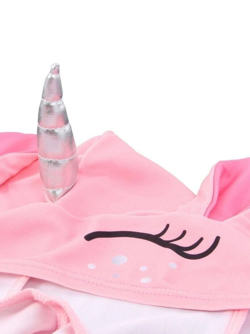 Combinaison de bain enfant licorne 6 ans   Rose