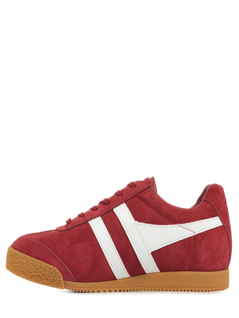 Baskets Gola Harrier Suede   Rouge