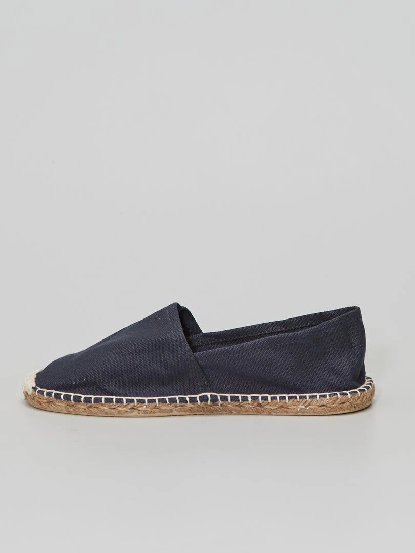 Espadrilles en toile   Bleu marine