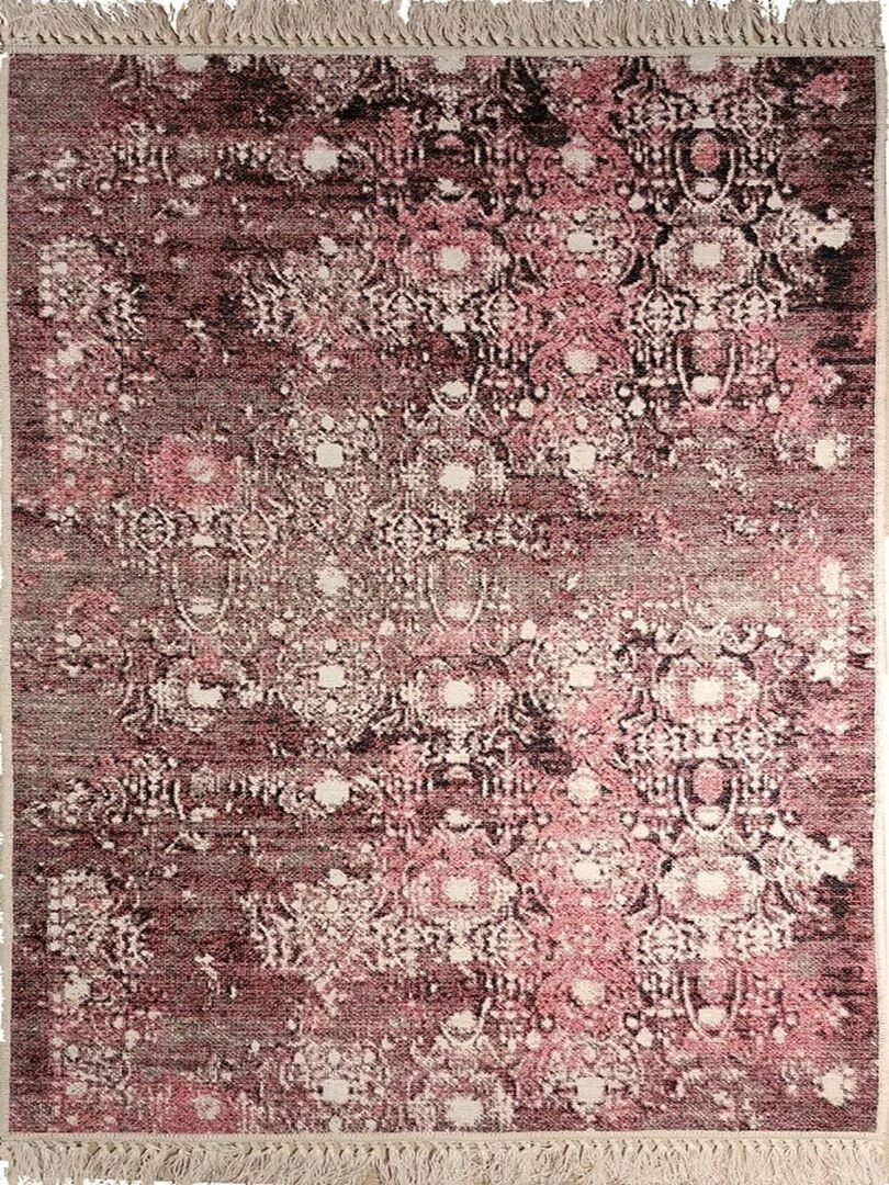 Tapis MEDAILLON Rose Rose parme