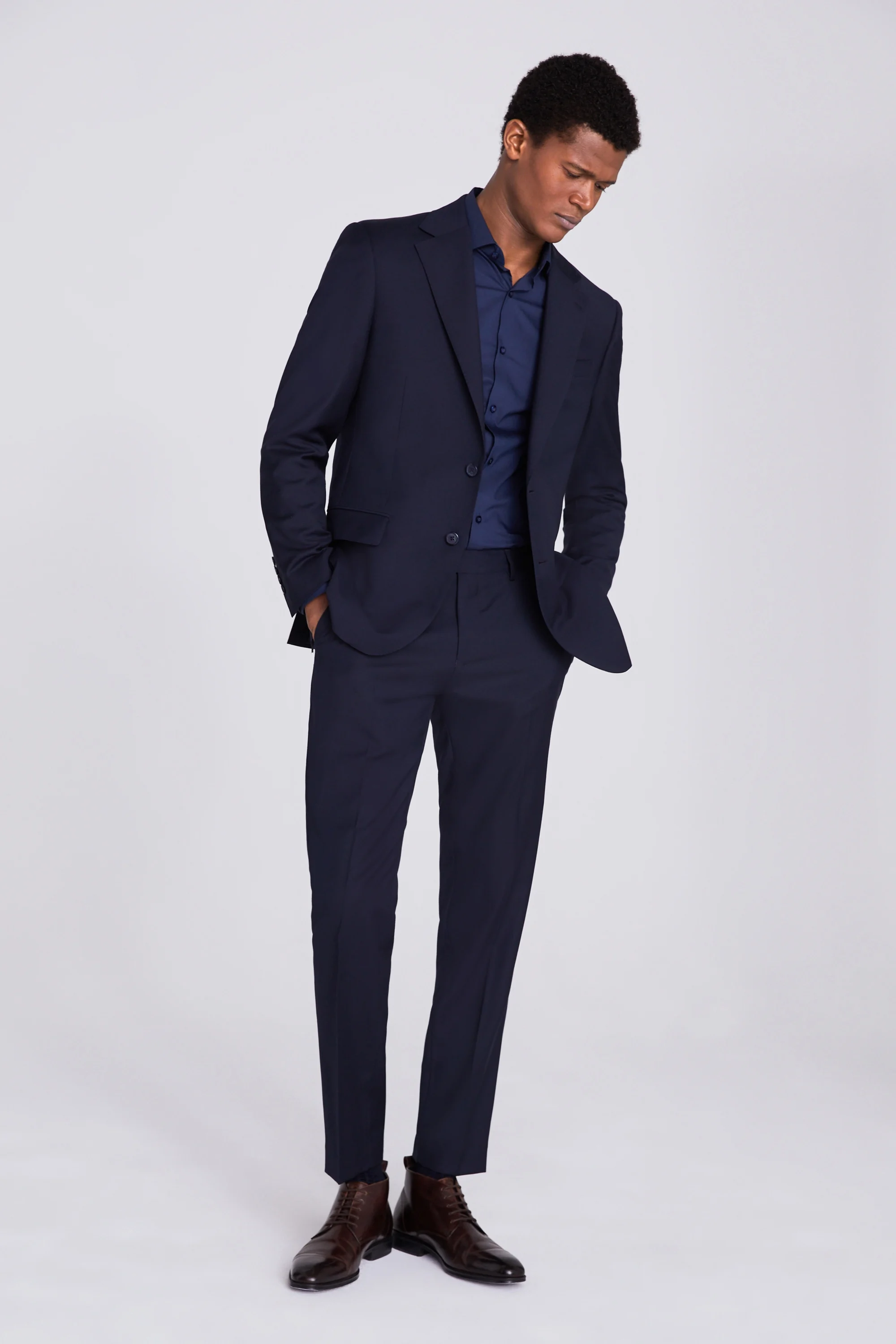Slim Fit Grey Clementine Check Jacket    Buy Online at Moss