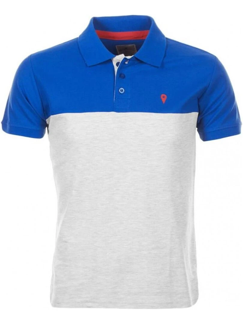 Polo manches courtes homme CALOSTE DEGRE CELSIUS Bleu Gris