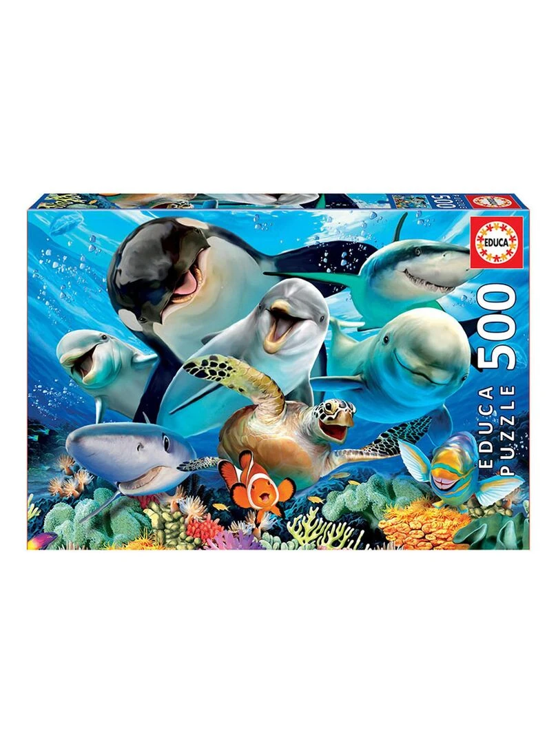 Puzzle 500 pièces : Selfie sous l'eau N/A