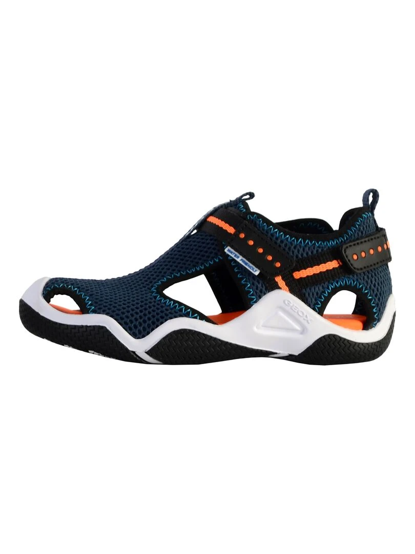 Basket à Scratch Enfant Geox Wader Bleu