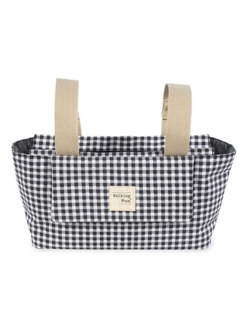 Organiseur de poussette I Love Vichy noir Noir