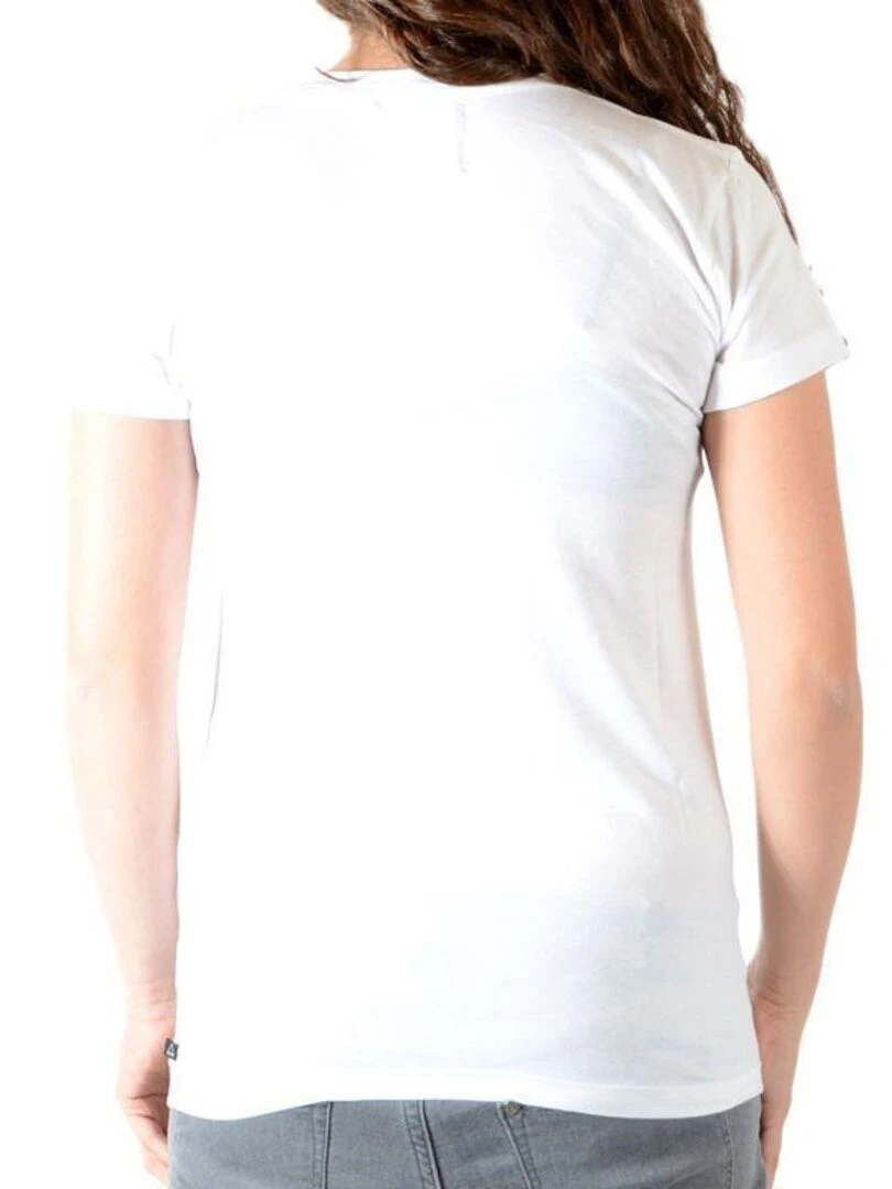 Tee Shirt Little Eleven Paris Shere Khan SS Mixte Garçon  Fille  Blanc   Blanc