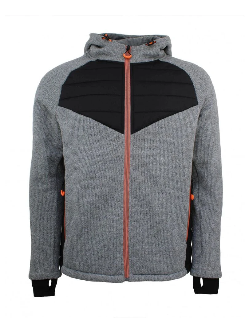 Polaire homme CURTIS PEAK MOUNTAIN Gris