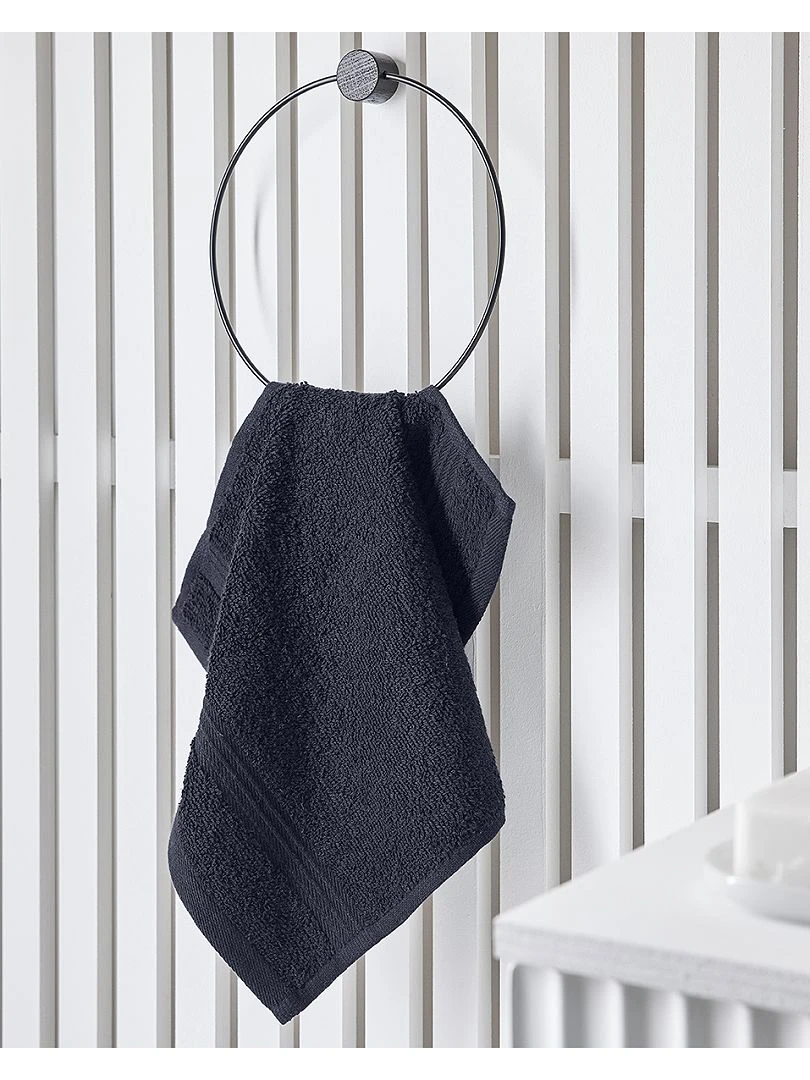 Lot de 2 serviettes 30 x 50 cm Bleu marine