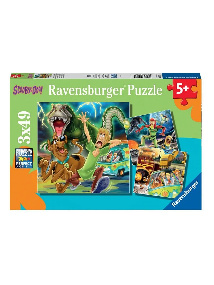 Puzzles 3x49 Pieces Les Aventures De Scooby doo N/A